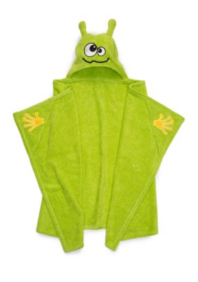 lightning bug lion hooded bath towe