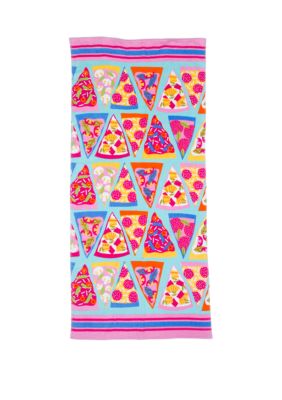 crown ivy printed beach towel