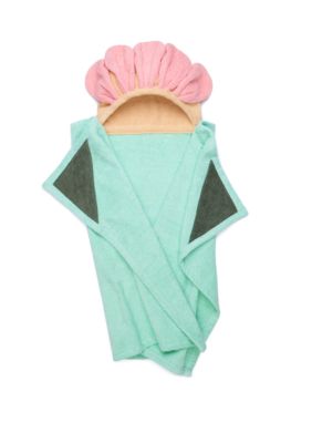 lightning bug lion hooded bath towe