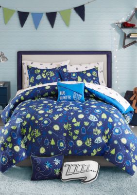 lightning bug shark fin bedding collectio