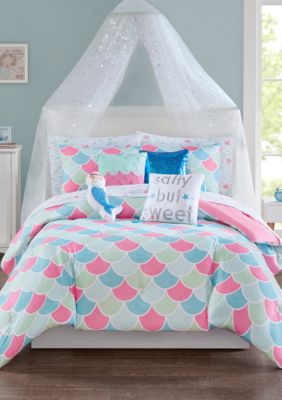 Lightning Bug Mermaid Comforter Set Belk