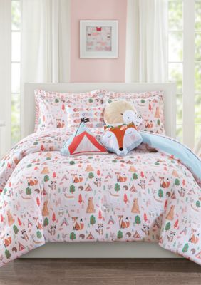 lightning bug forest friends twin comforter se