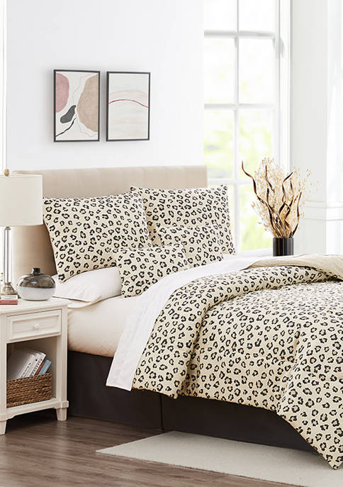 6-Piece Modern Southern Home Animal Print Comforter Set