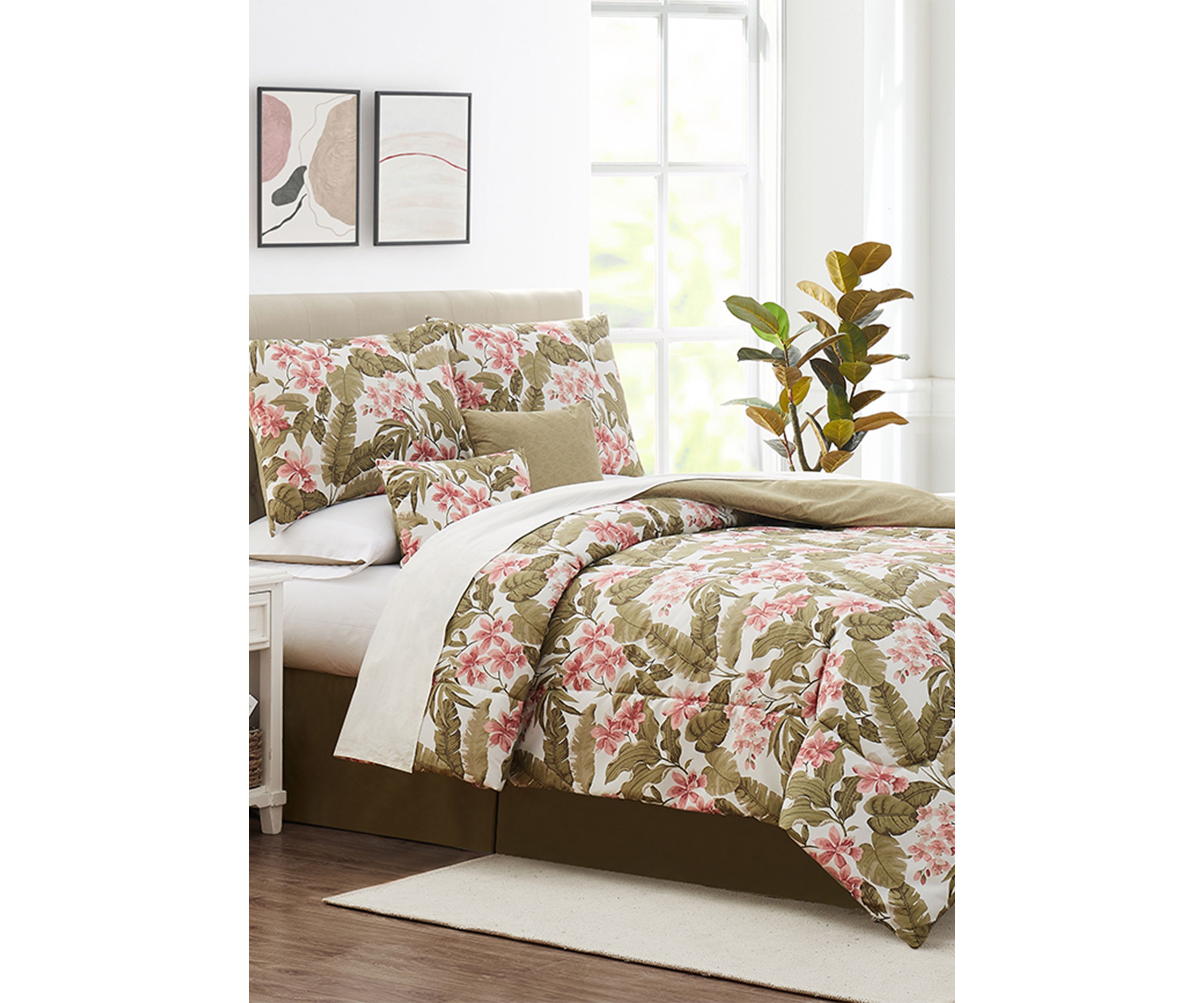Palm 6 Piece Comforter Set