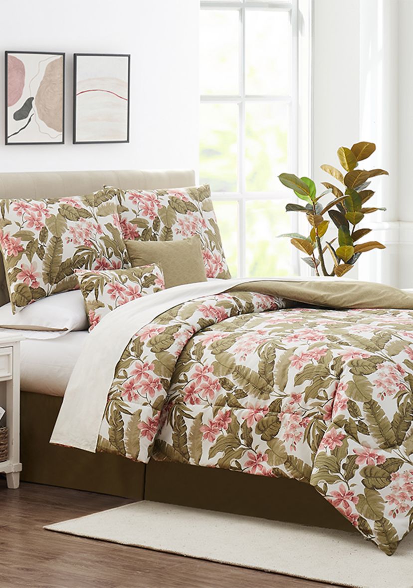Palm 6 Piece Comforter Set