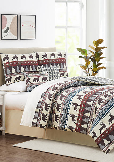 Bear & Deer 6 Piece Comforter Set