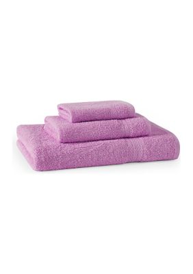 PiccoCasa Luxury Hand Towels Soft and Absorbent 100% Cotton 6 Pcs Pink  29x13