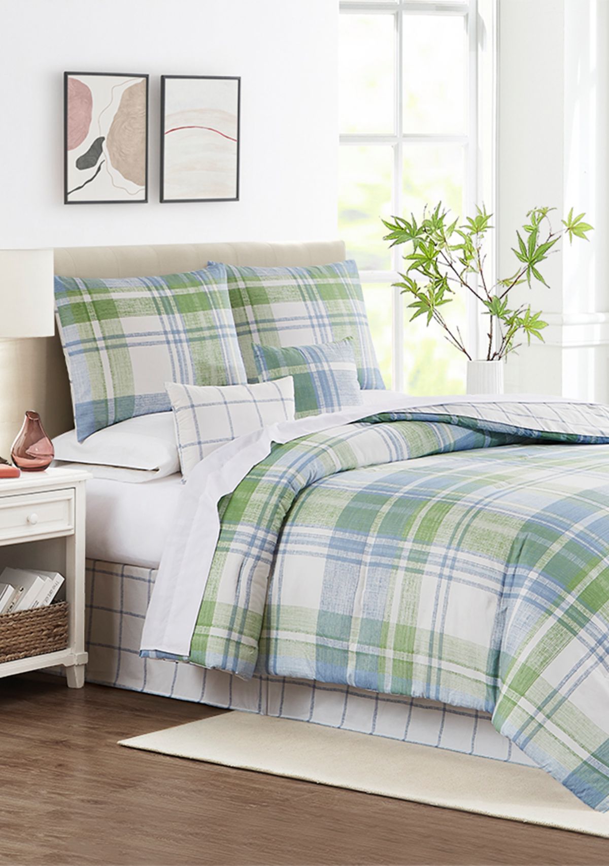 Madras 6-Piece Quilt Set