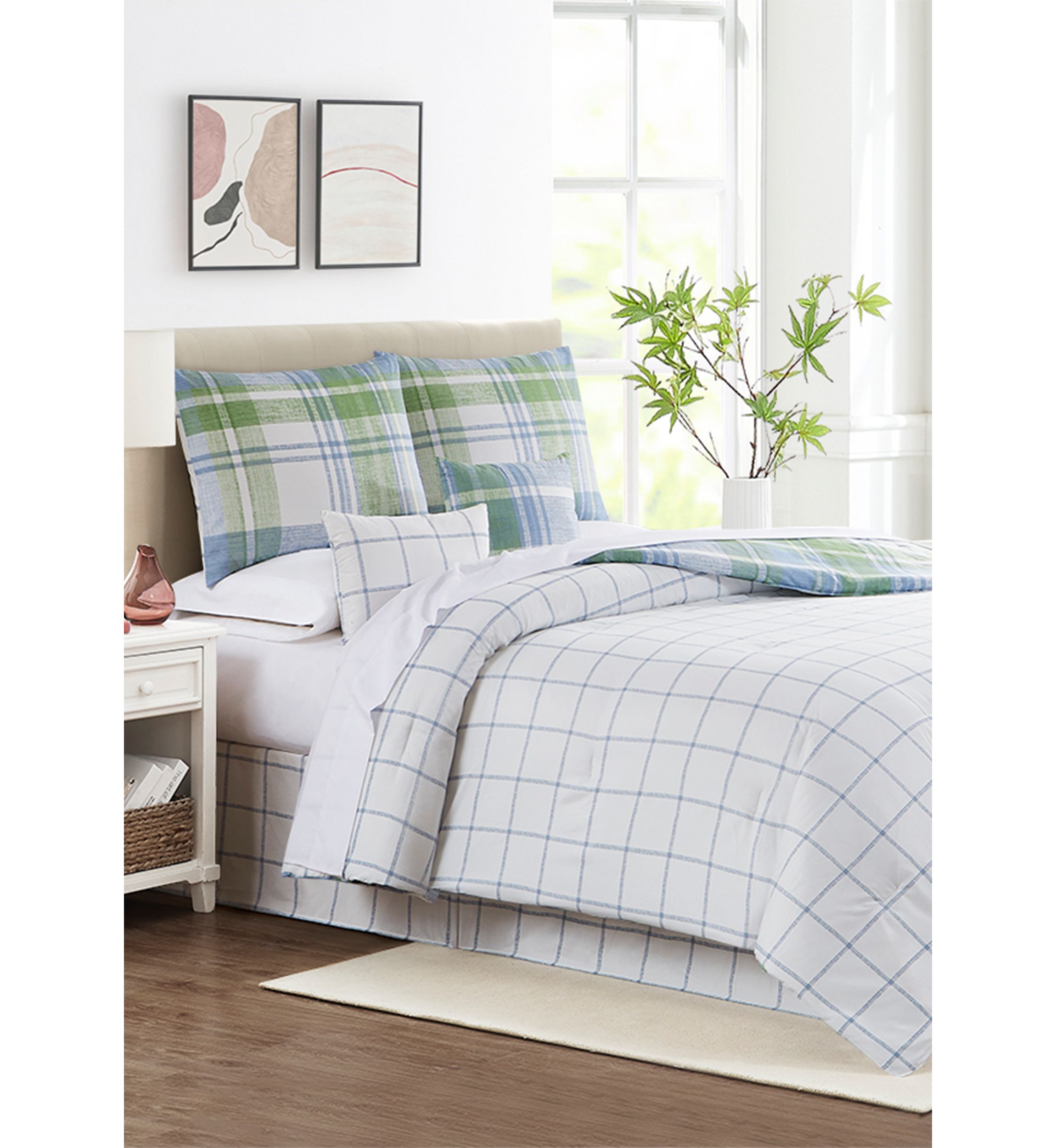 Madras 6-Piece Quilt Set