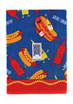 Hot Dogs Beach Towel