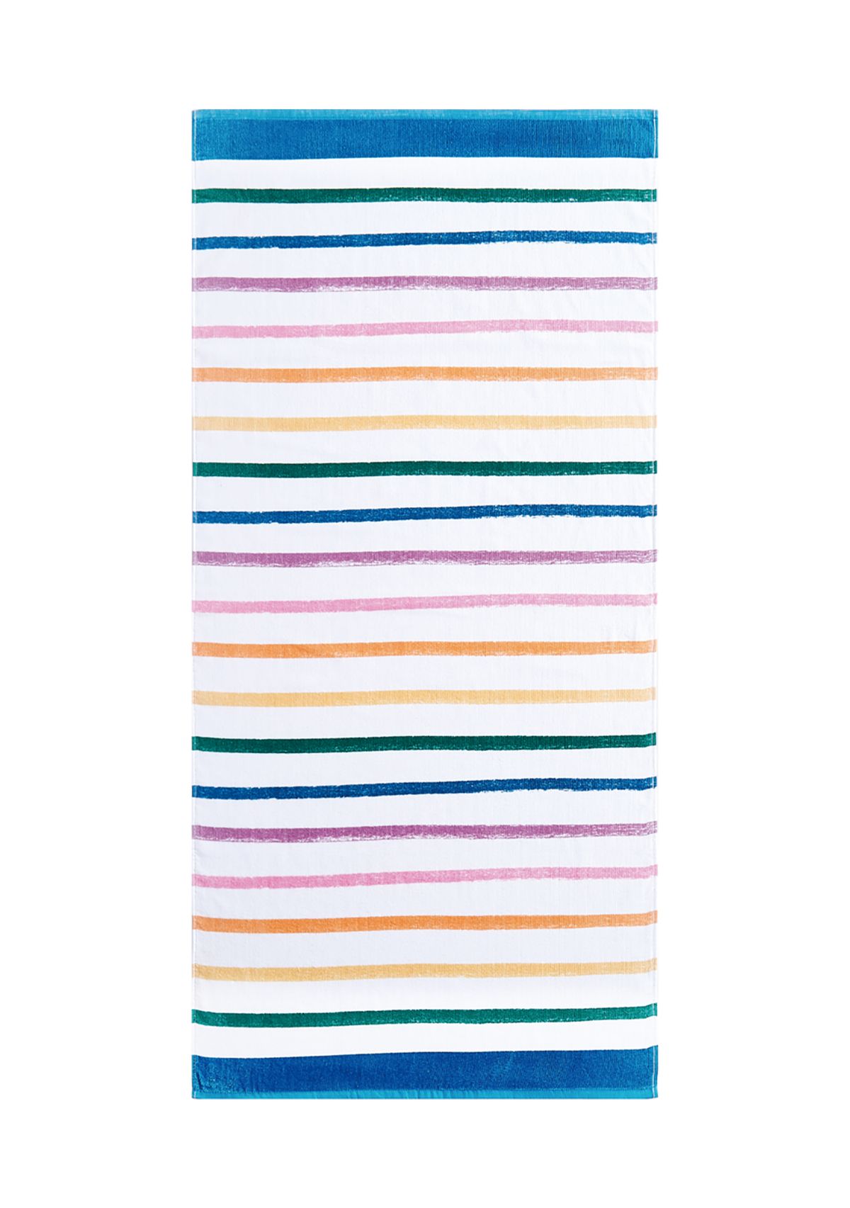 RANBOW STRIPE:Towel Beach:MULTI
