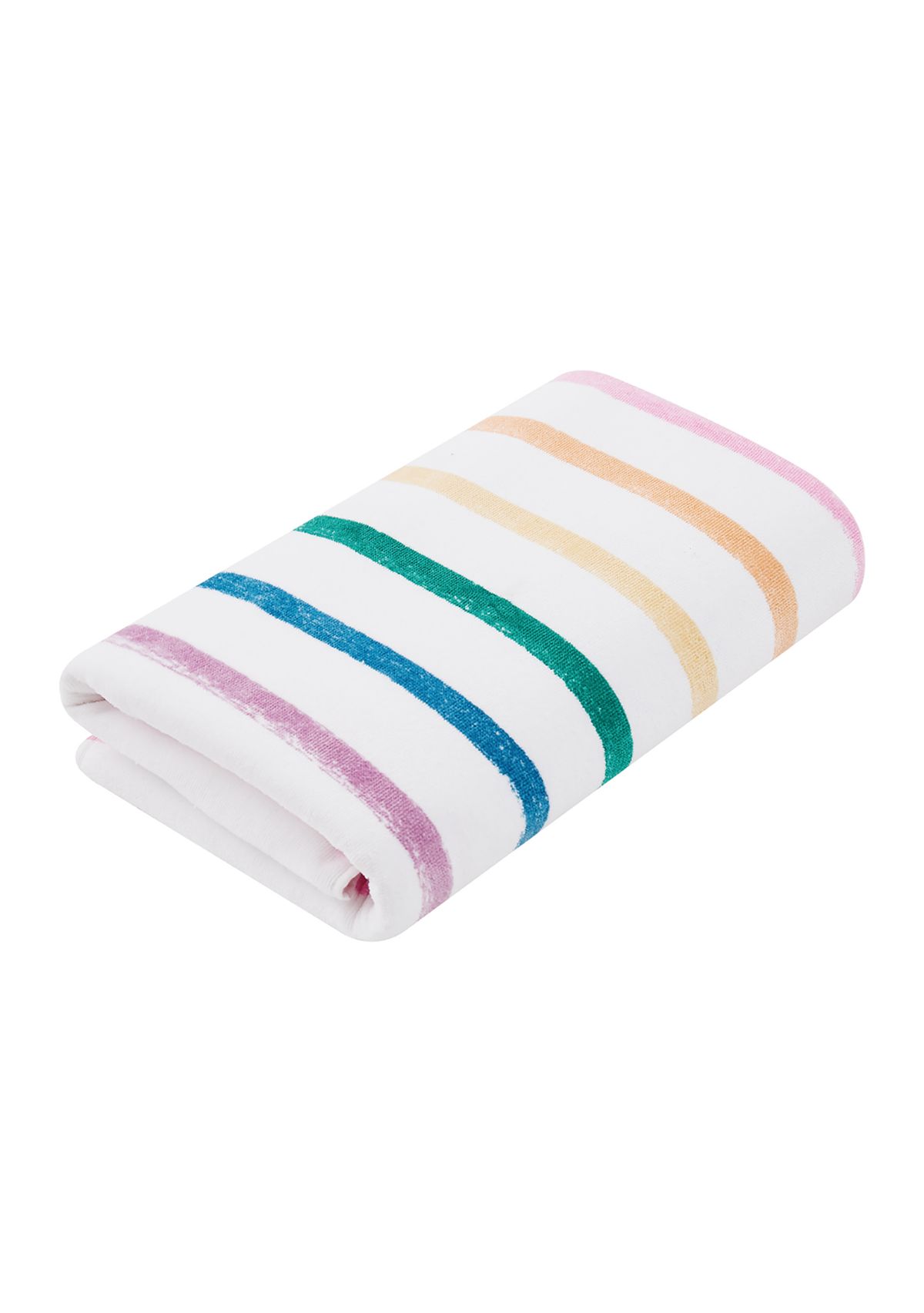 RANBOW STRIPE:Towel Beach:MULTI