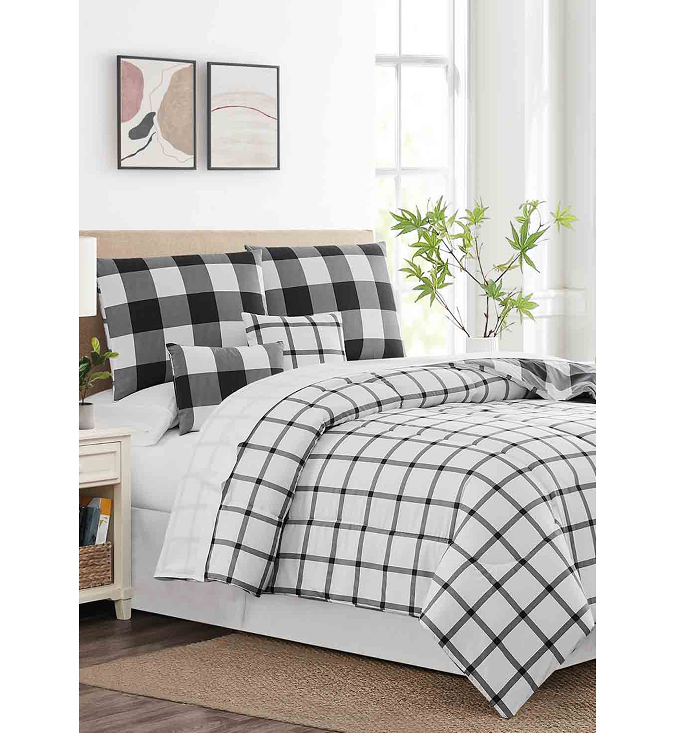 Buffalo Plaid 6-Piece Comforter Set