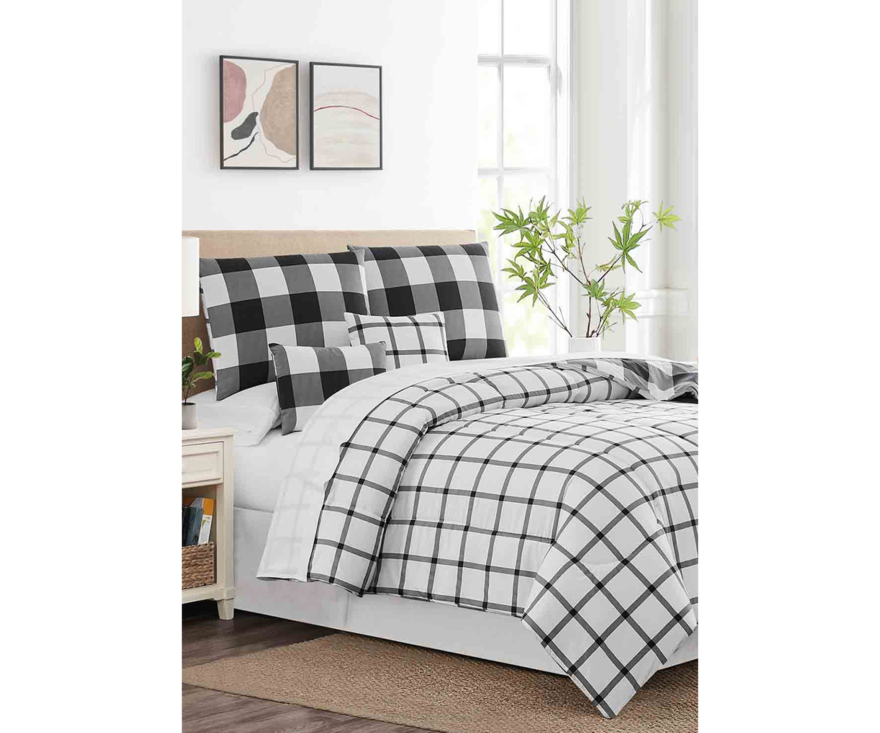 Buffalo Plaid 6-Piece Comforter Set
