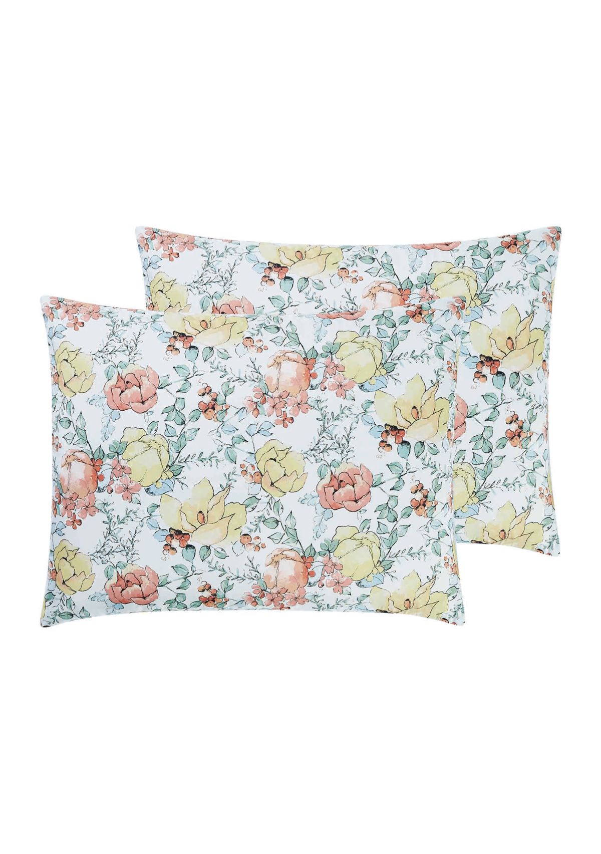 Watercolor Floral 6-Piece Comforter Set