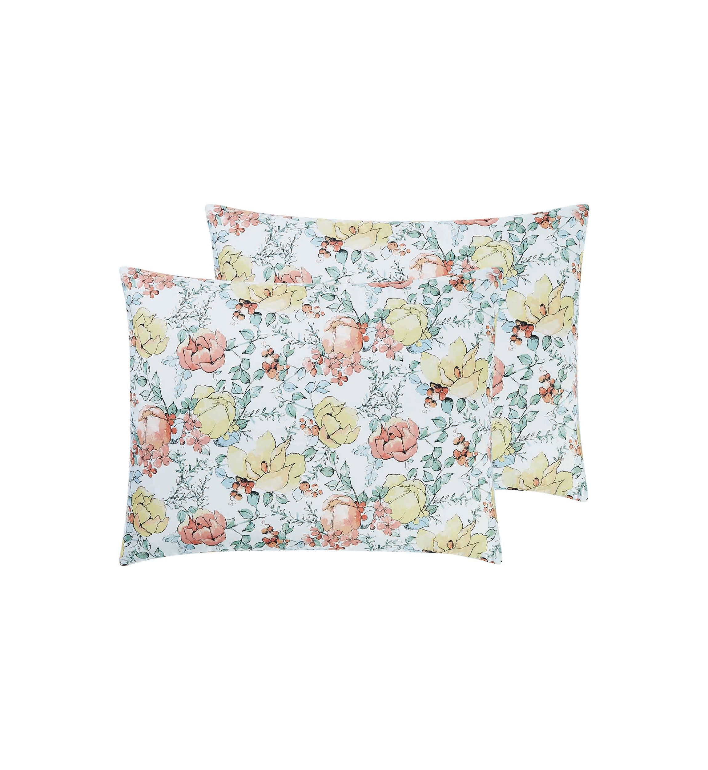 Watercolor Floral 6-Piece Comforter Set