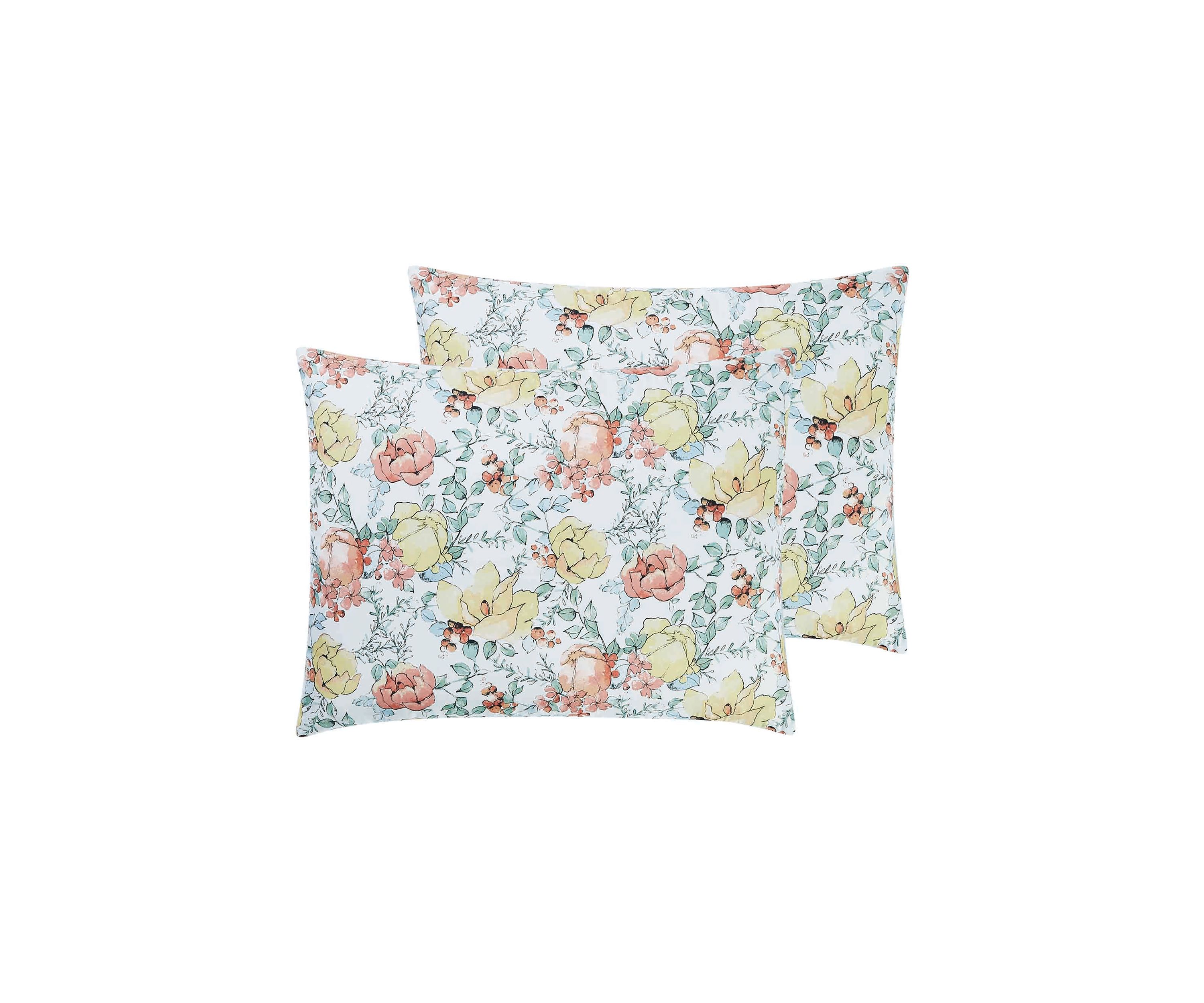 Watercolor Floral 6-Piece Comforter Set