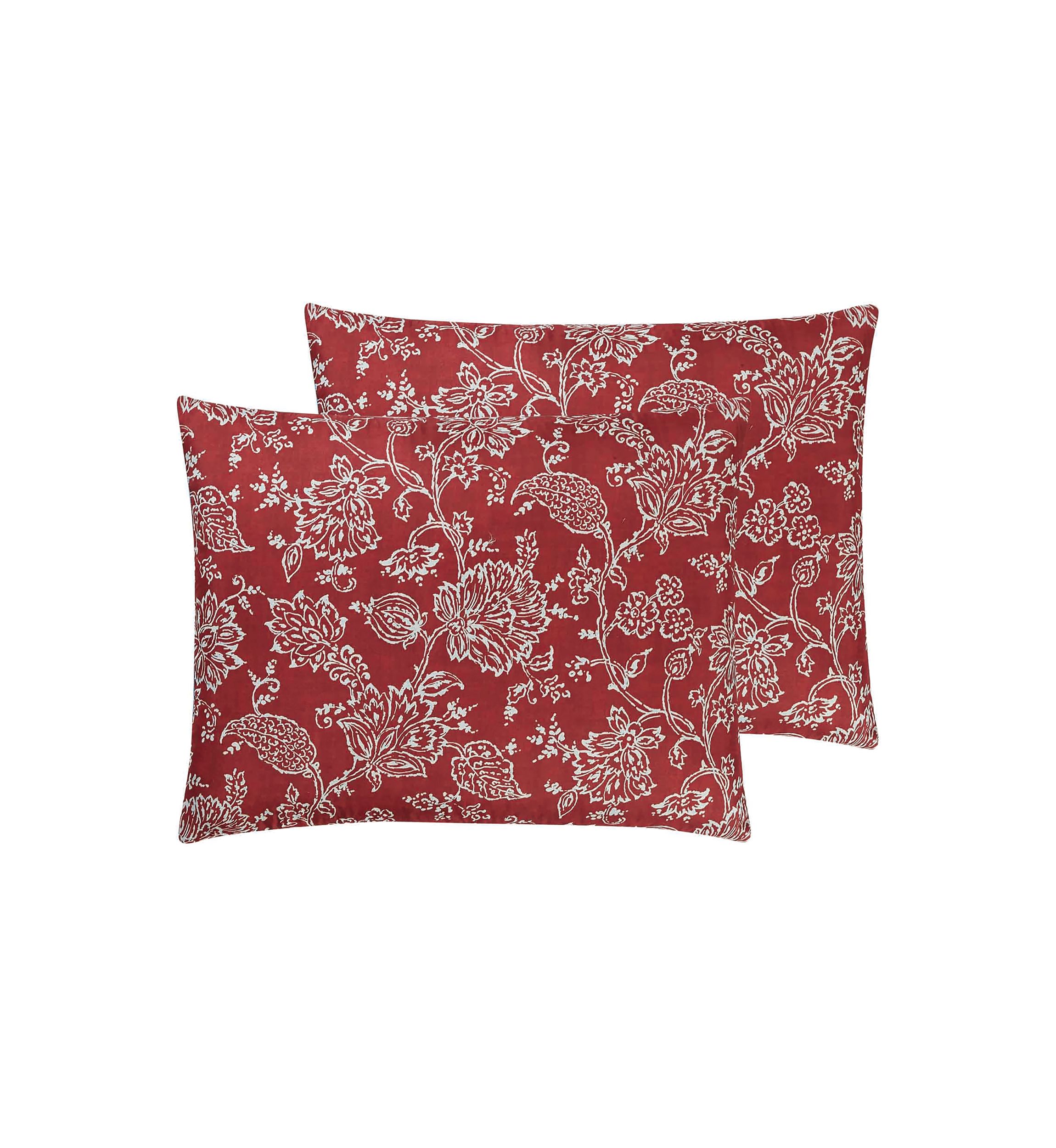Red Jacobean Comforter Set