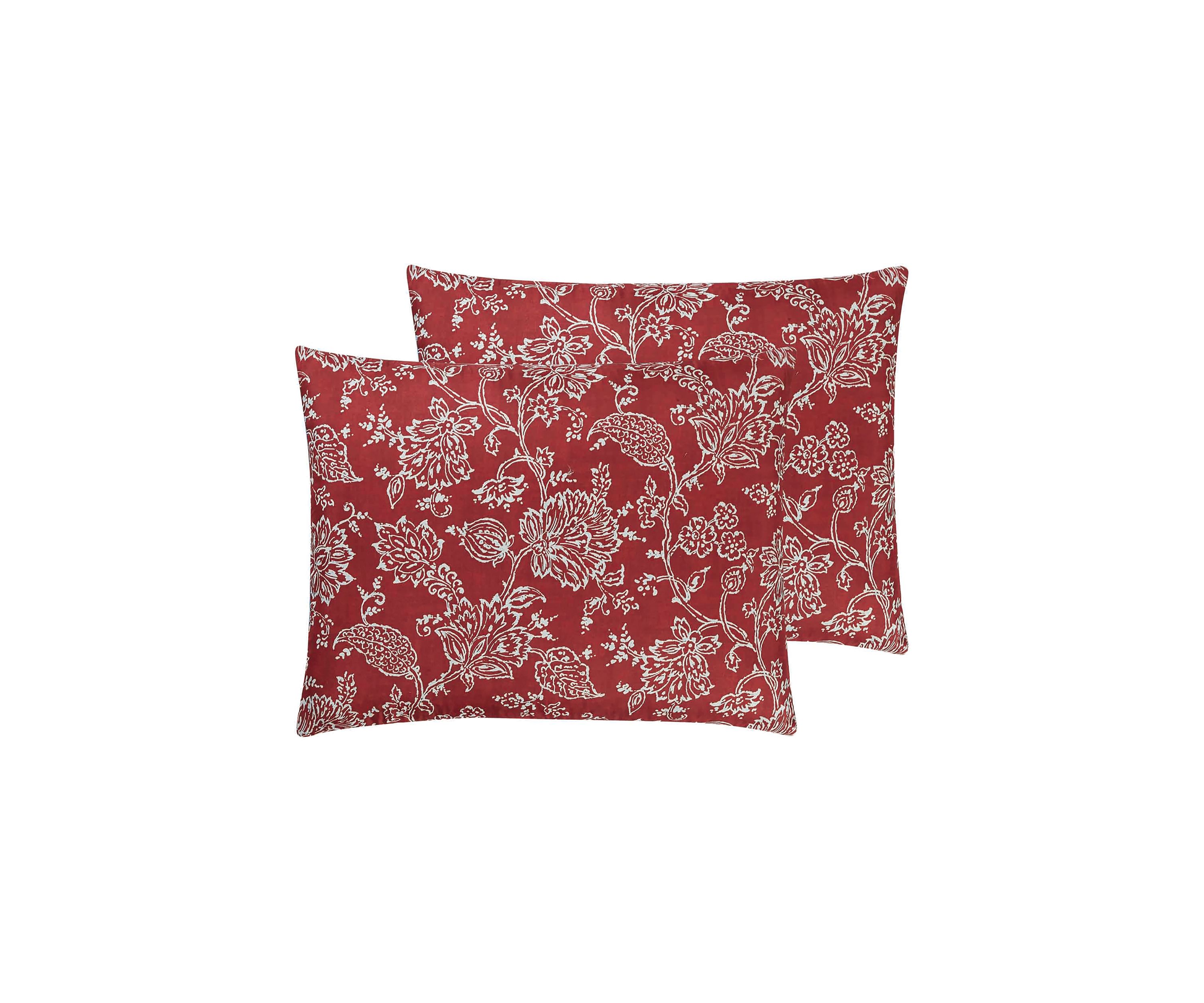 Red Jacobean Comforter Set