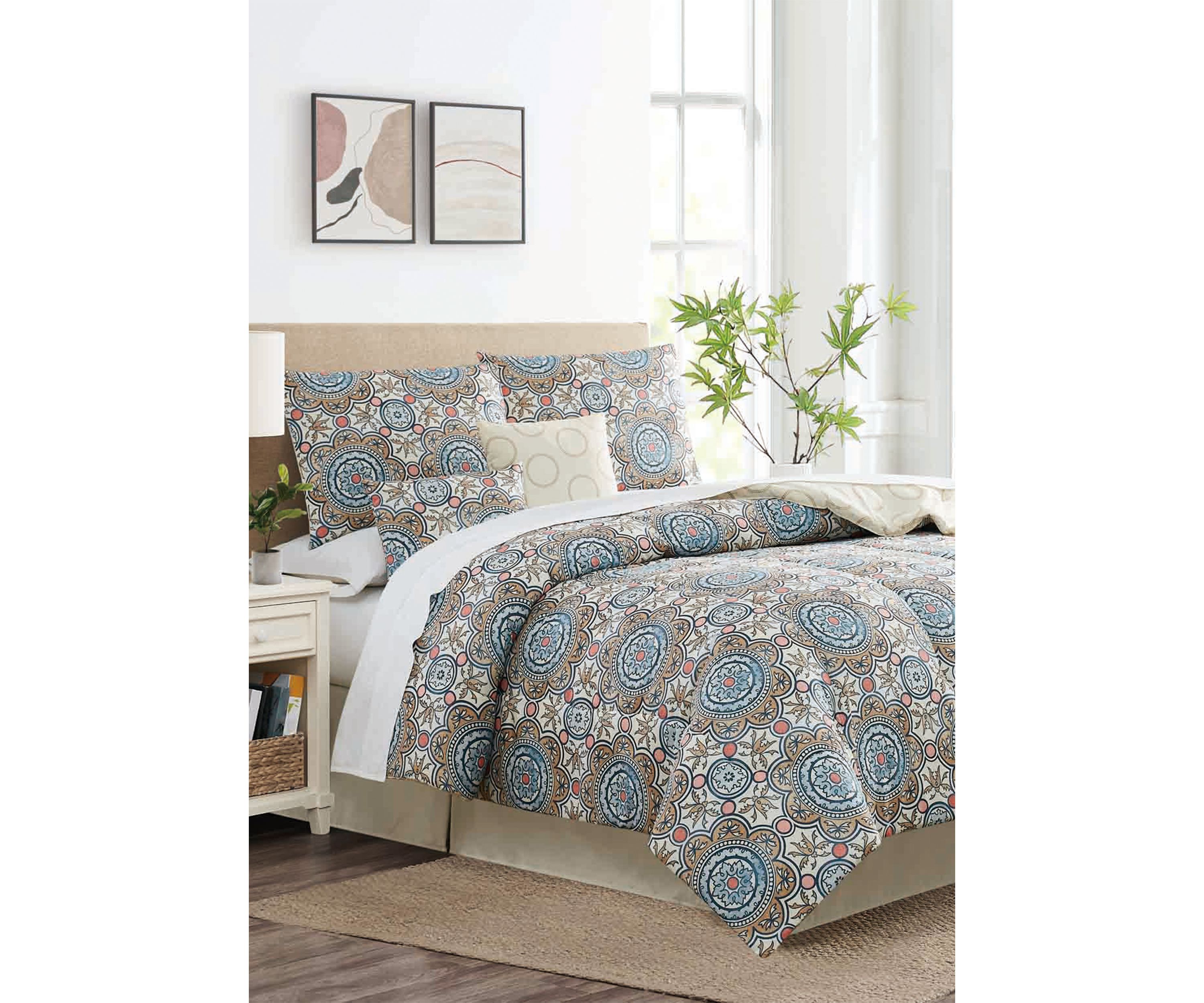 Adrienne Medallion 6-piece Comforter Set