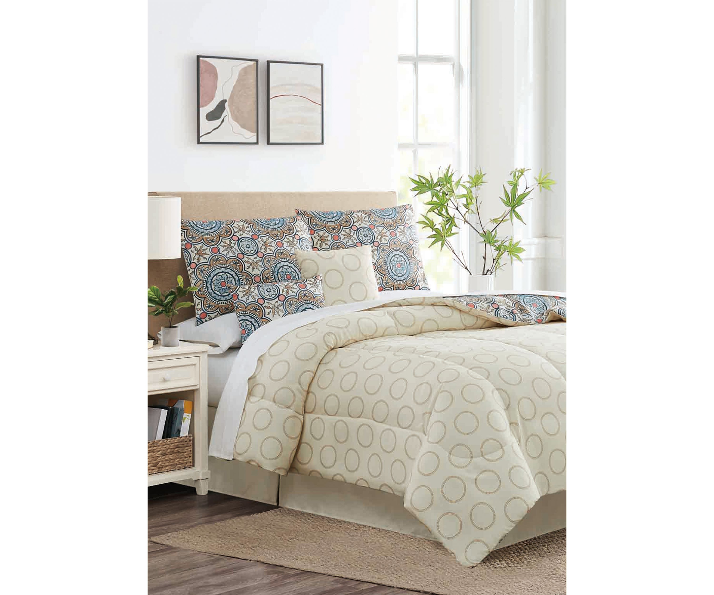 Adrienne Medallion 6-piece Comforter Set