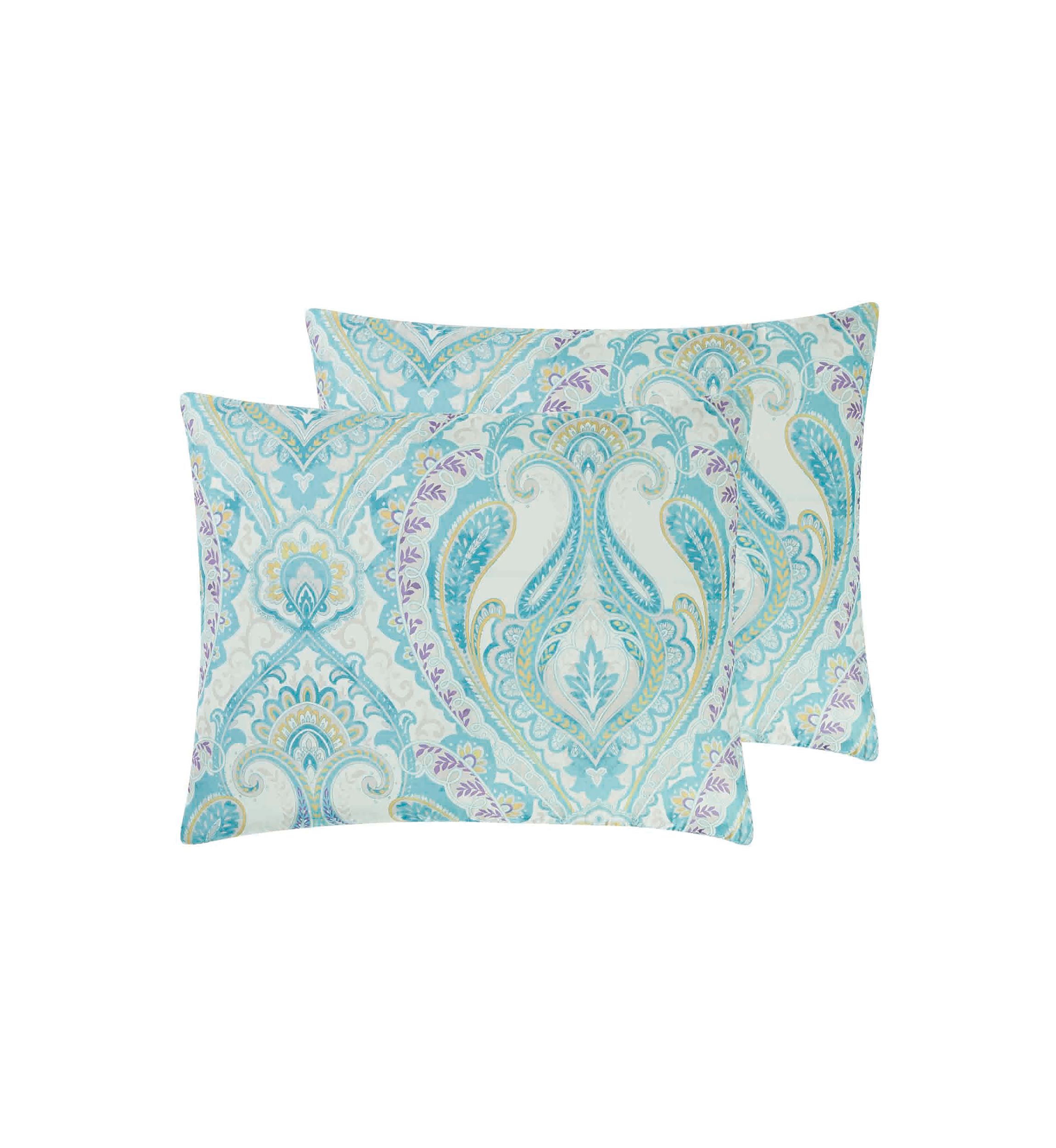 Backed Paisley 6-Piece Comforter Set 