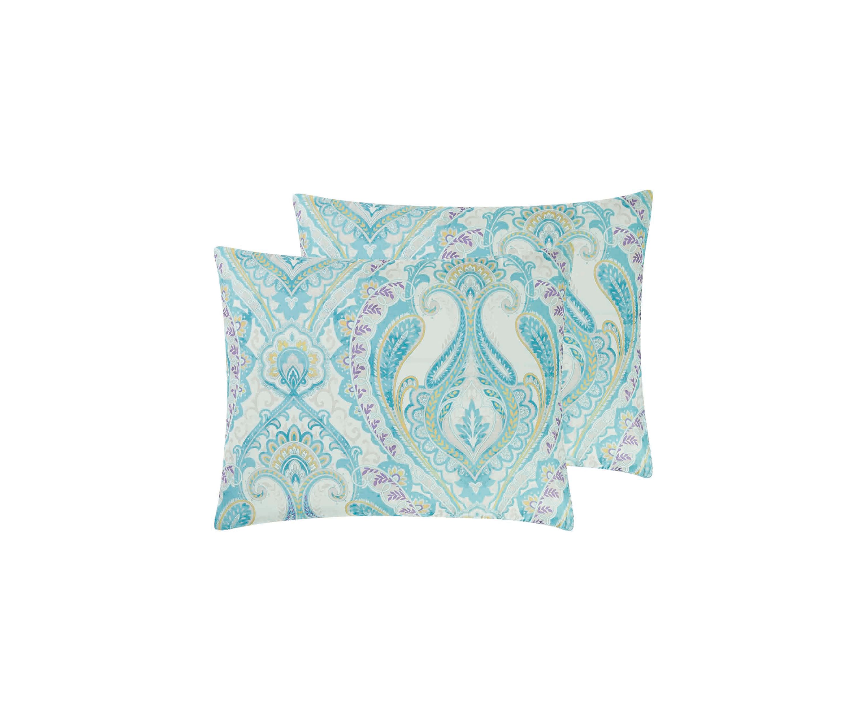 Backed Paisley 6-Piece Comforter Set 
