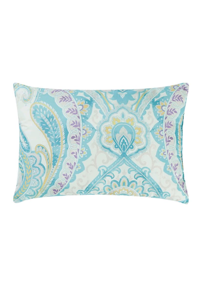 Backed Paisley 6-Piece Comforter Set 