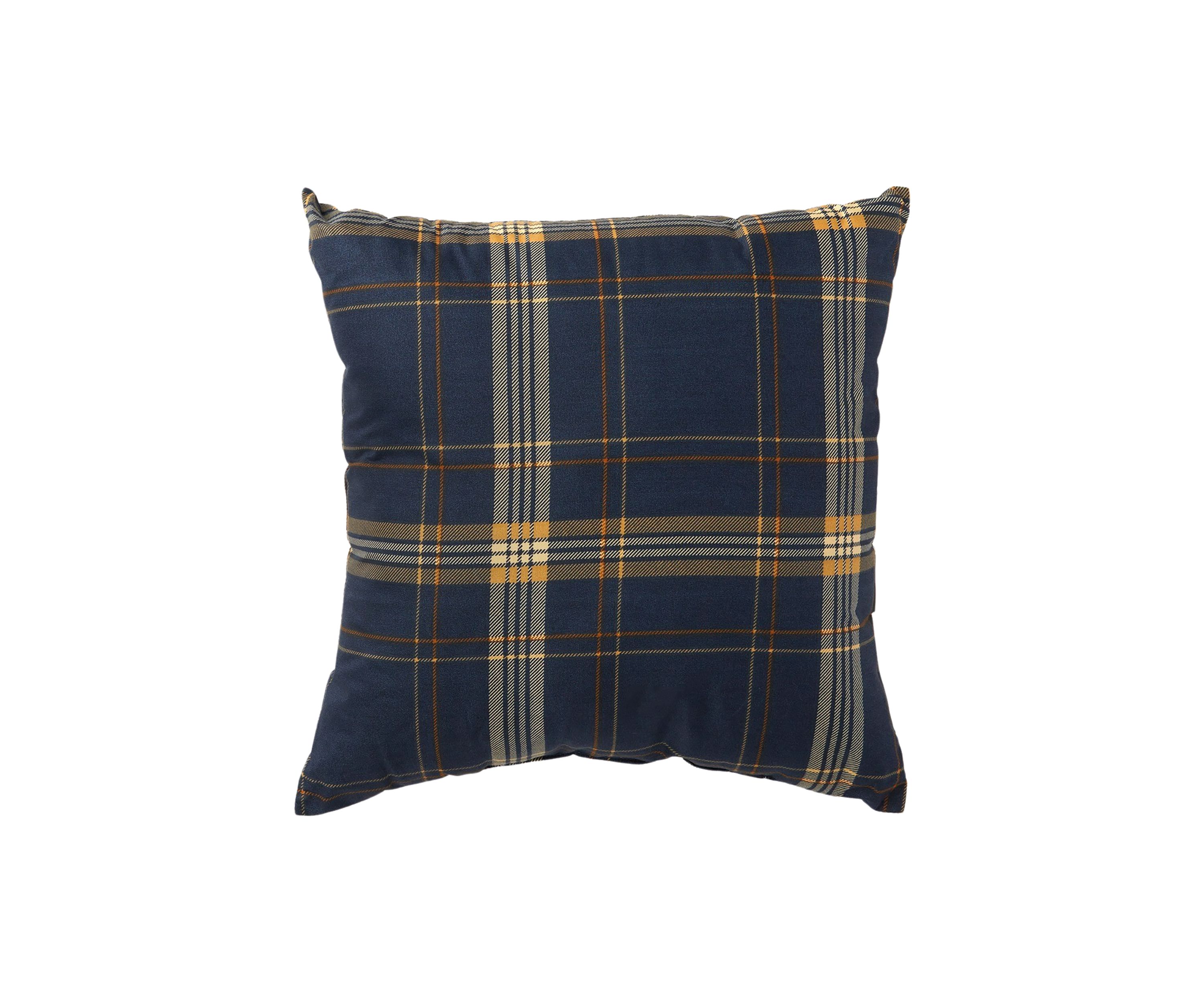 Navy Plaid 6 Piece Comforter Set