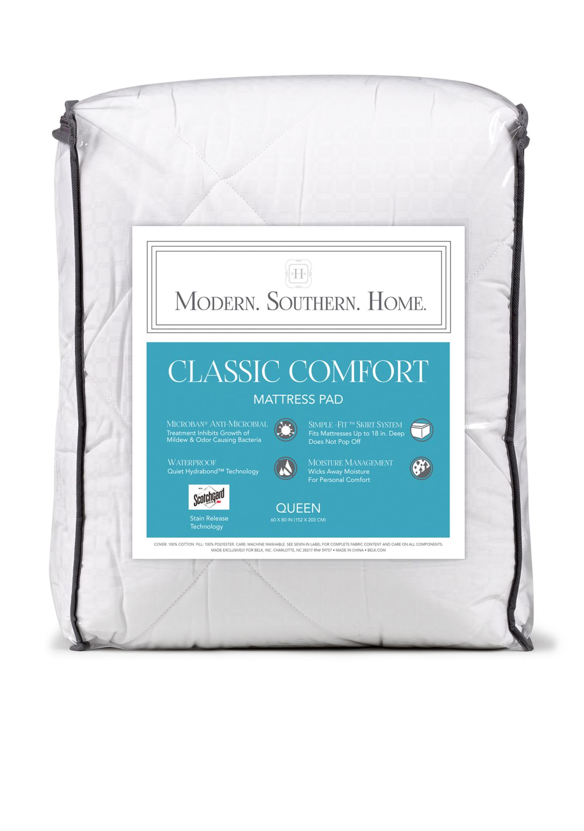 Classic Comfort Mattress Pad