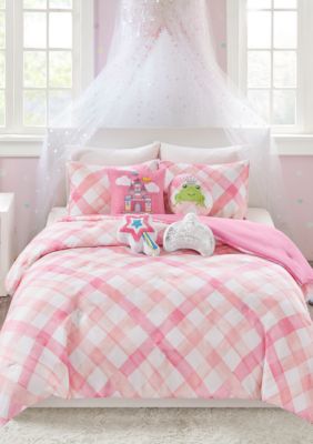 Green Gingham Junior Bedding Set