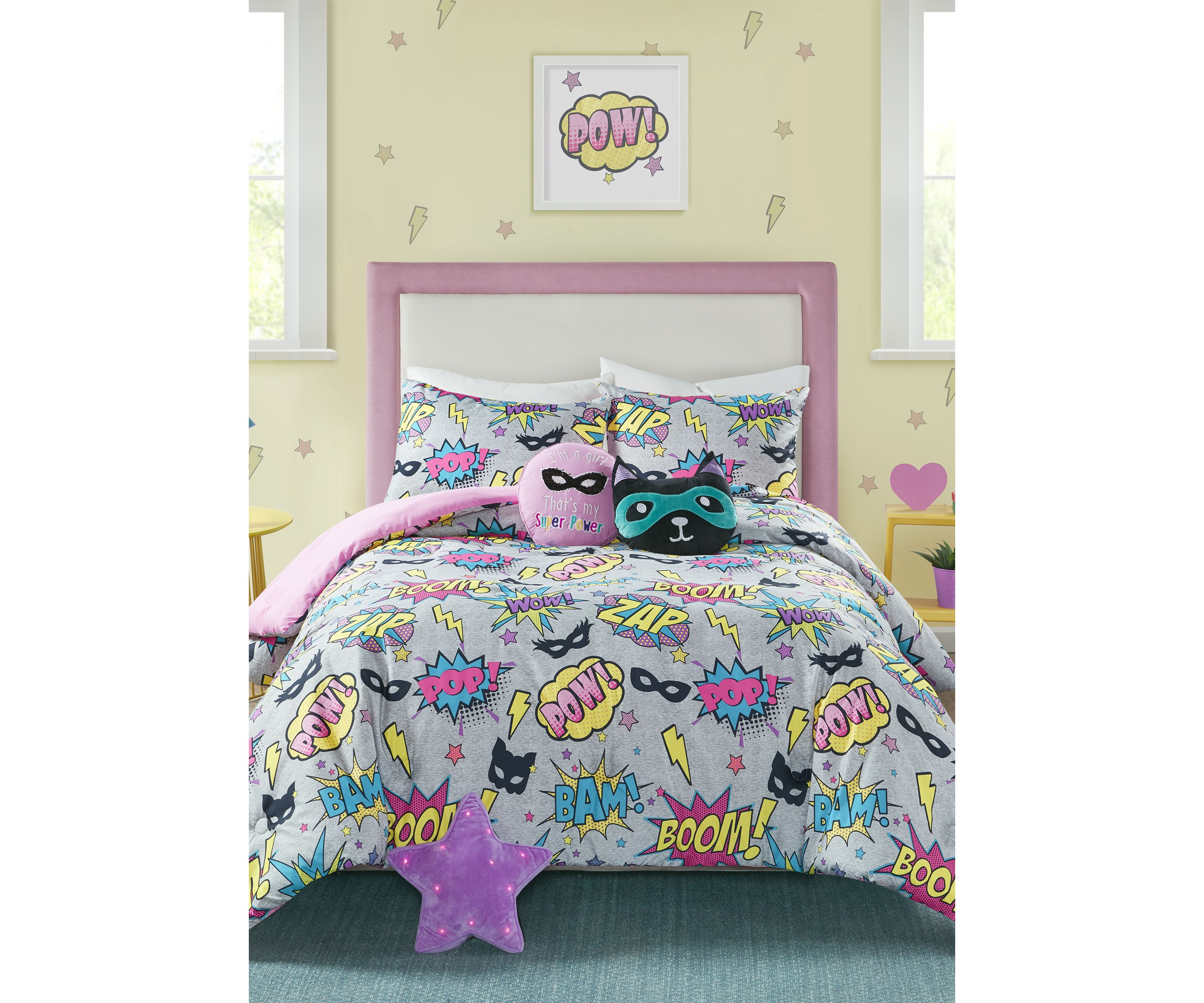 Superhero Girl Comforter Set