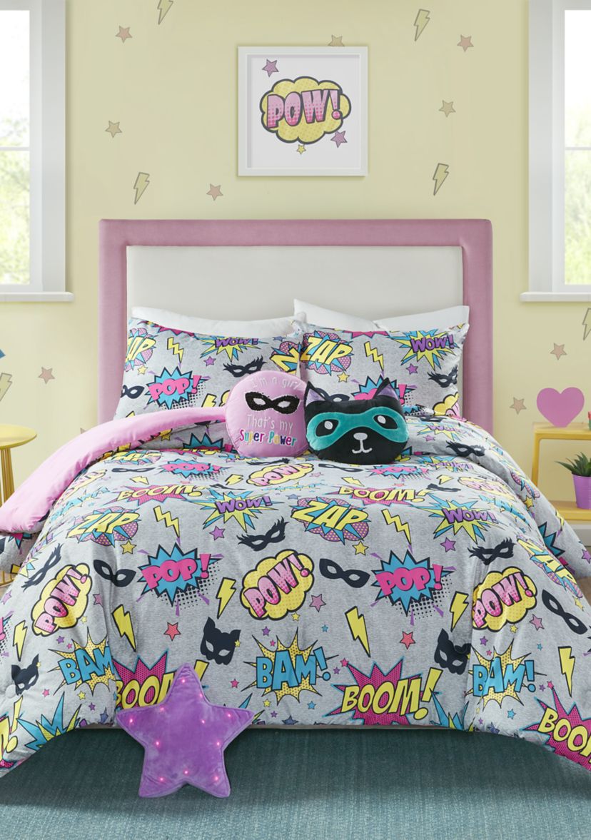 Superhero Girl Comforter Set