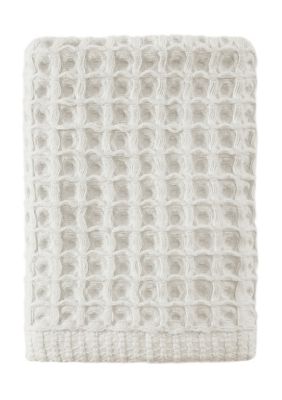 Waffle Knit Bathroom Towel