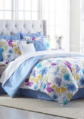 Vintage Damask 8 Piece Bed In A Bag Set Teal Bedding Linen Queen