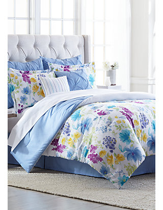 Vintage Damask 8 Piece Bed In A Bag Set Teal Bedding Linen Queen