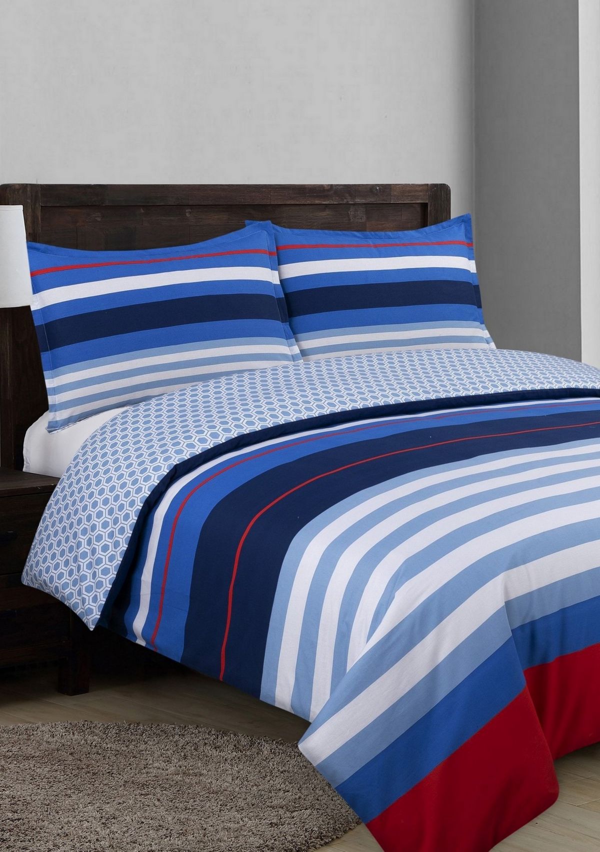 Harbor Stripe Comforter Set