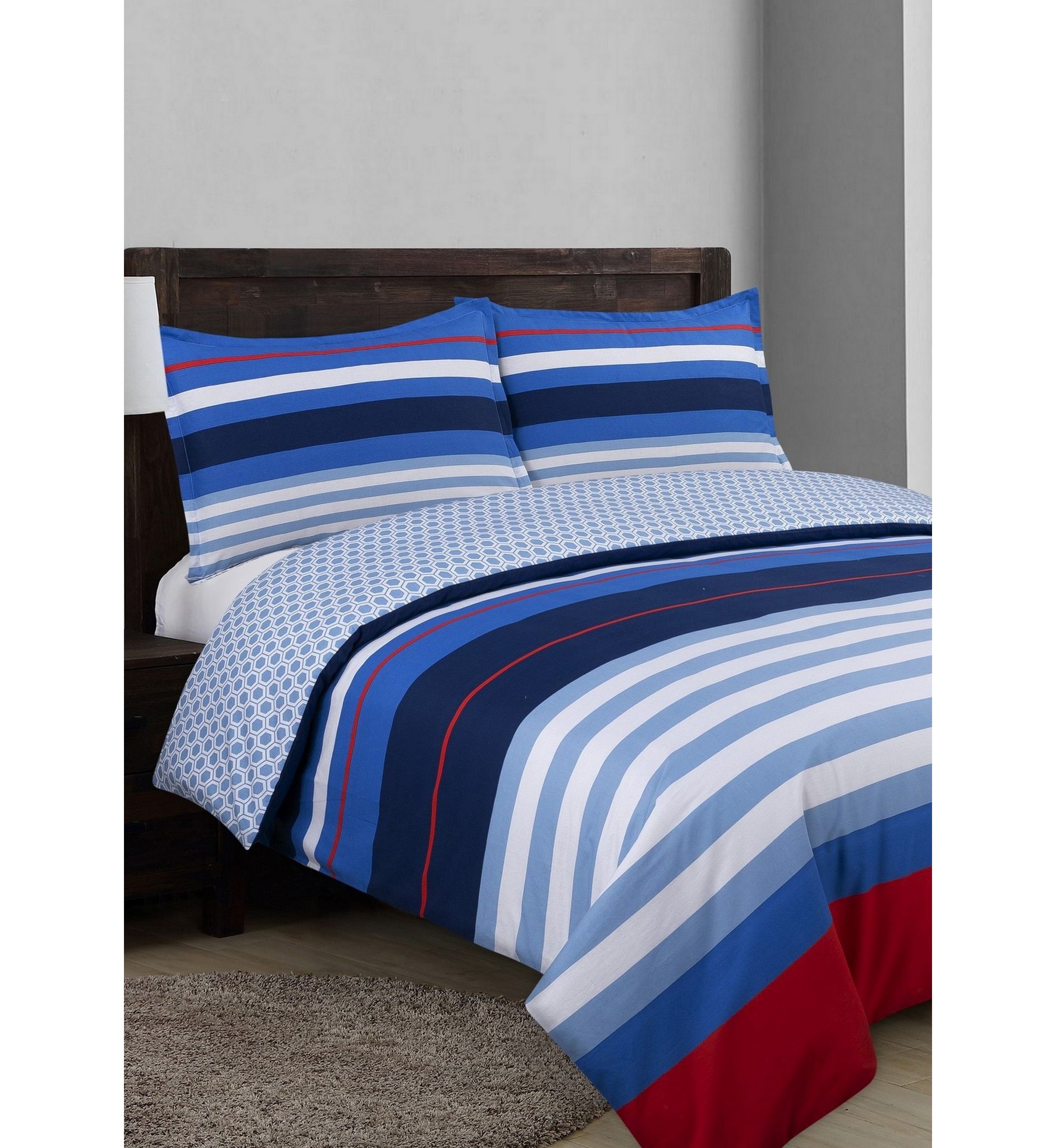 Harbor Stripe Comforter Set