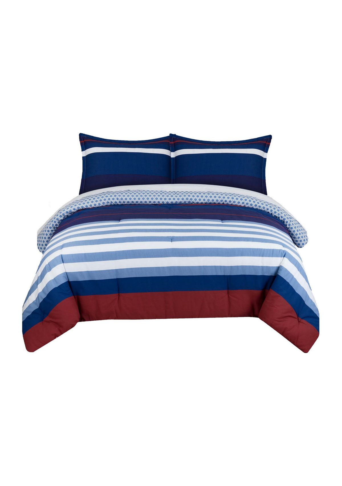 Harbor Stripe Comforter Set