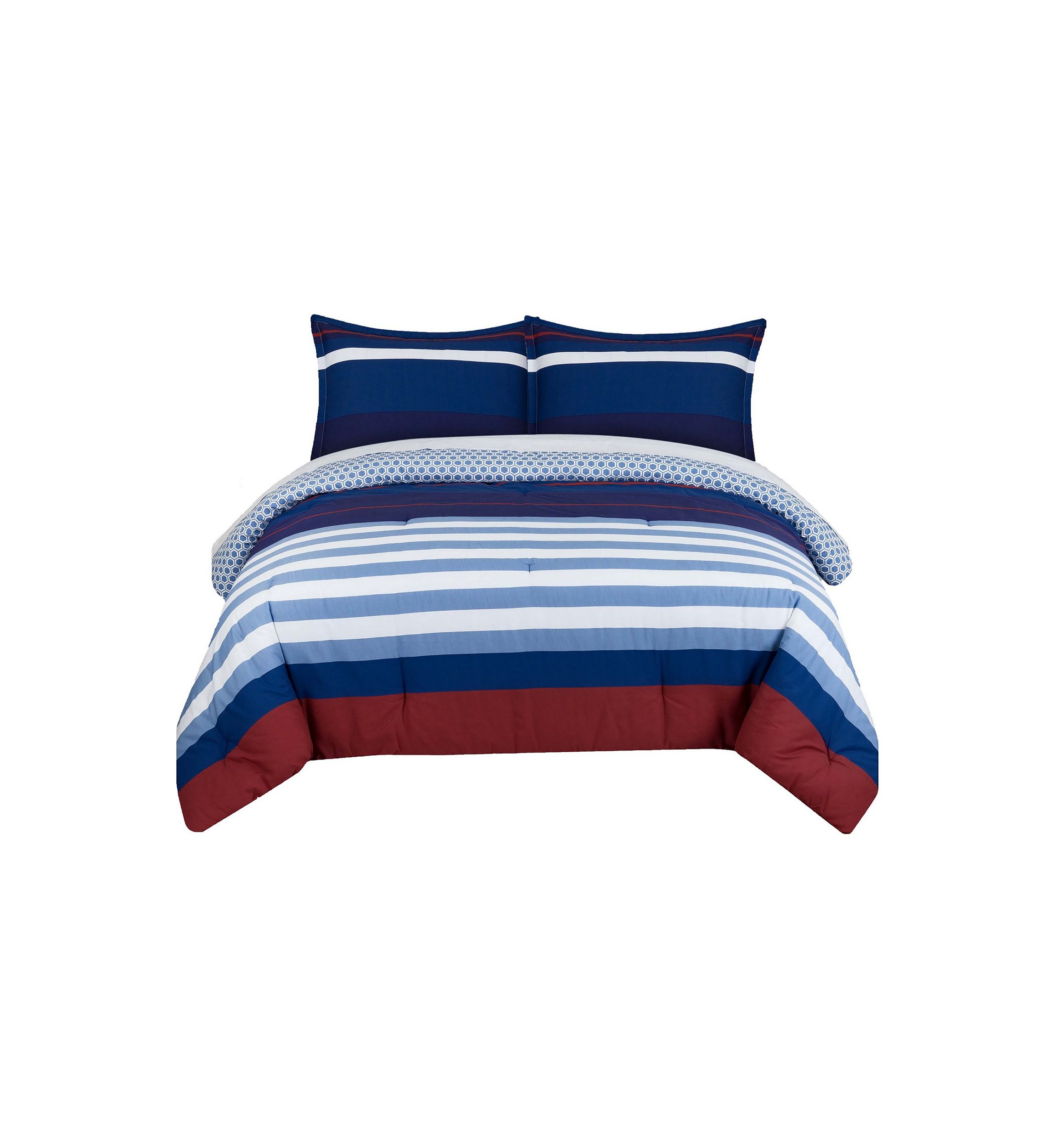 Harbor Stripe Comforter Set