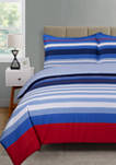 Harbor Stripe Comforter Set