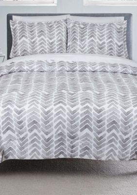 Nouvelle Home Painted Chevron Comforter Set Belk