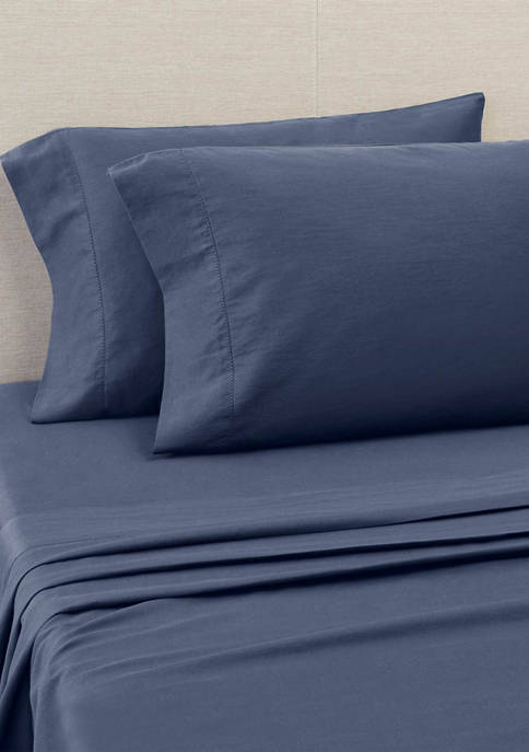 Organic Cotton 300 Thread Count Washed Sheet Set