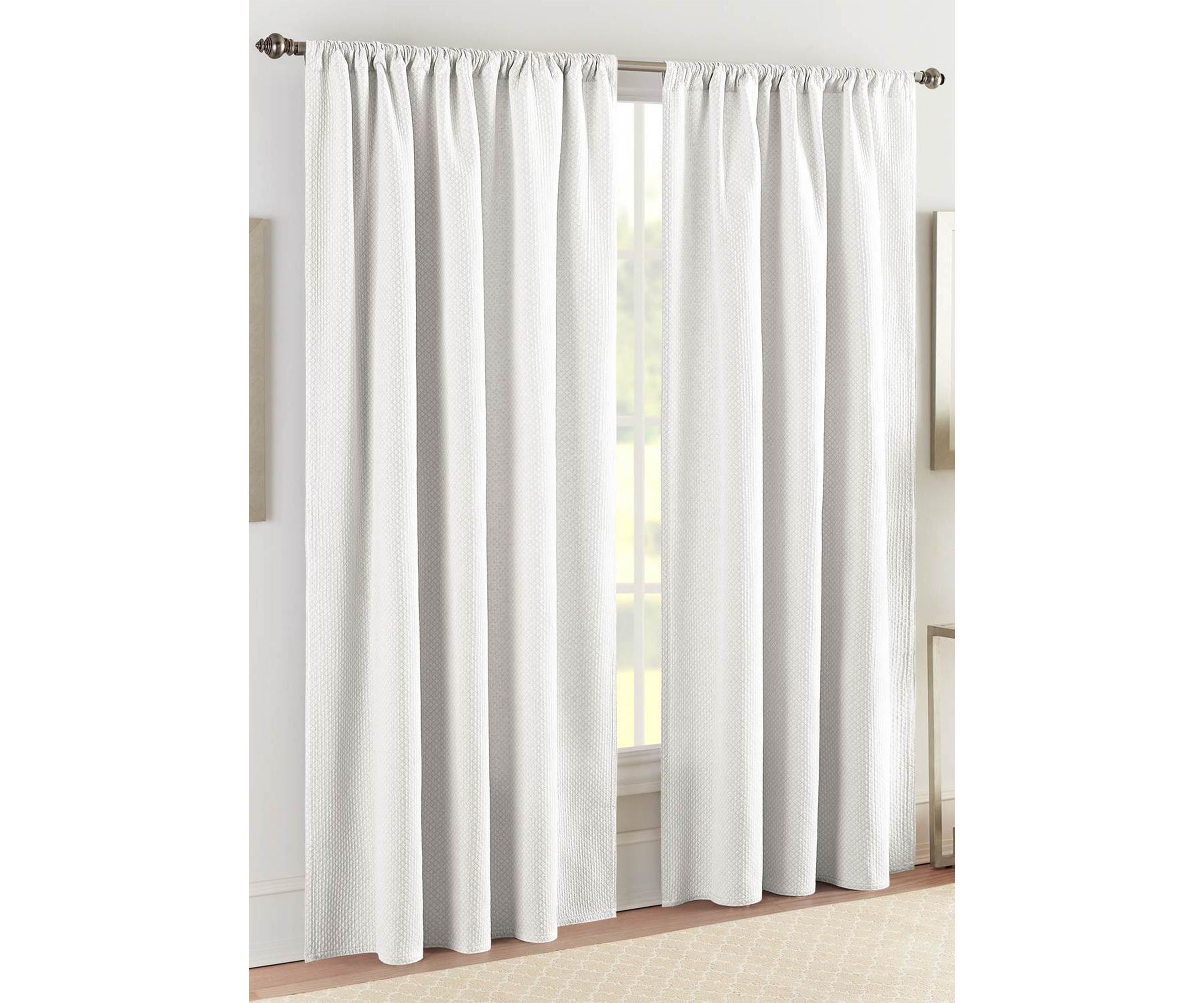 Sunset European Matalassé Window Panel Pair