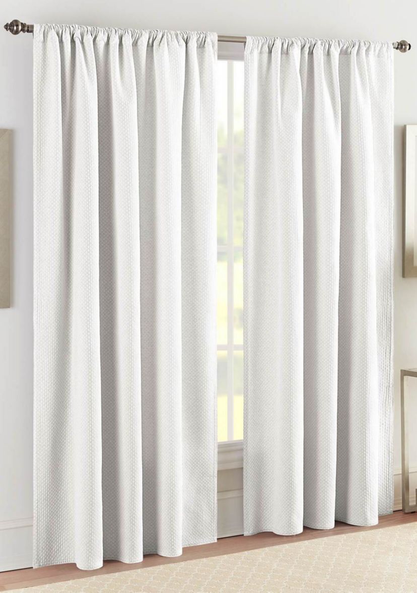 Sunset European Matalassé Window Panel Pair