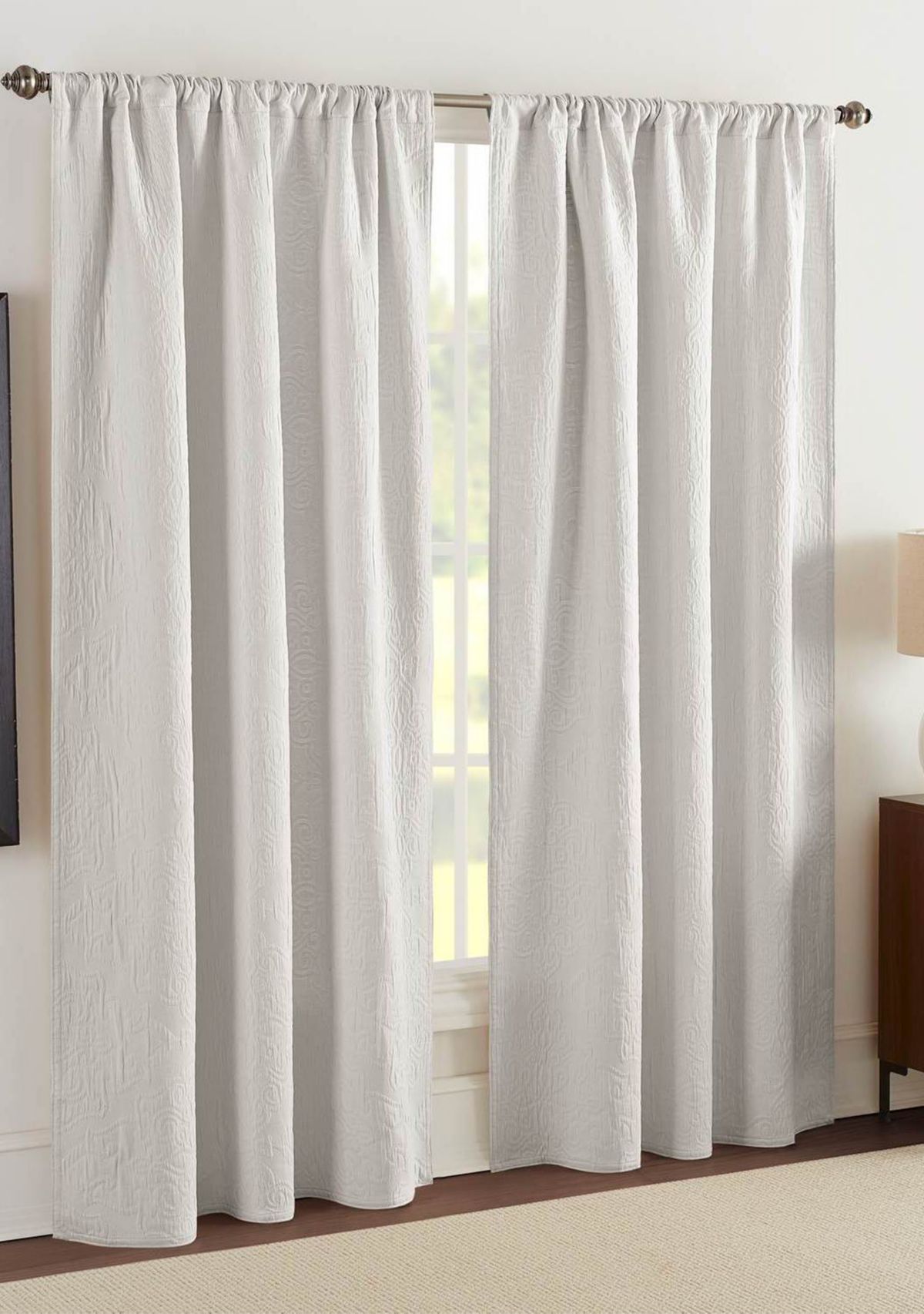 Raphaela European Matalasse Window Panel Pair