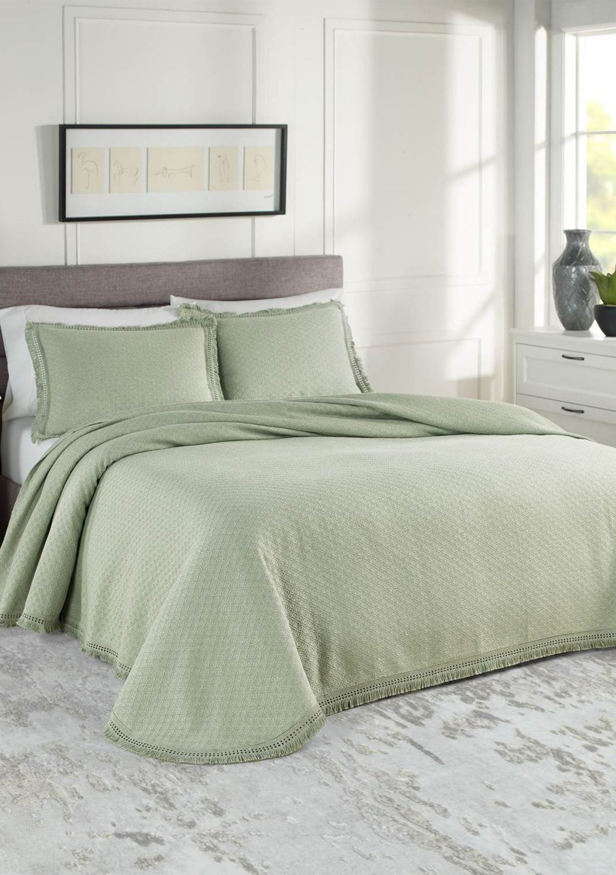 Woven Jacquard Bedspread Set
