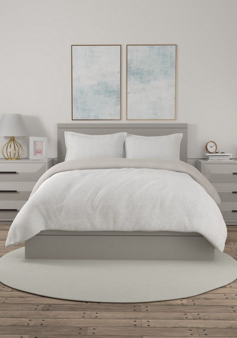Bennet Slub 3 Piece Comforter Set