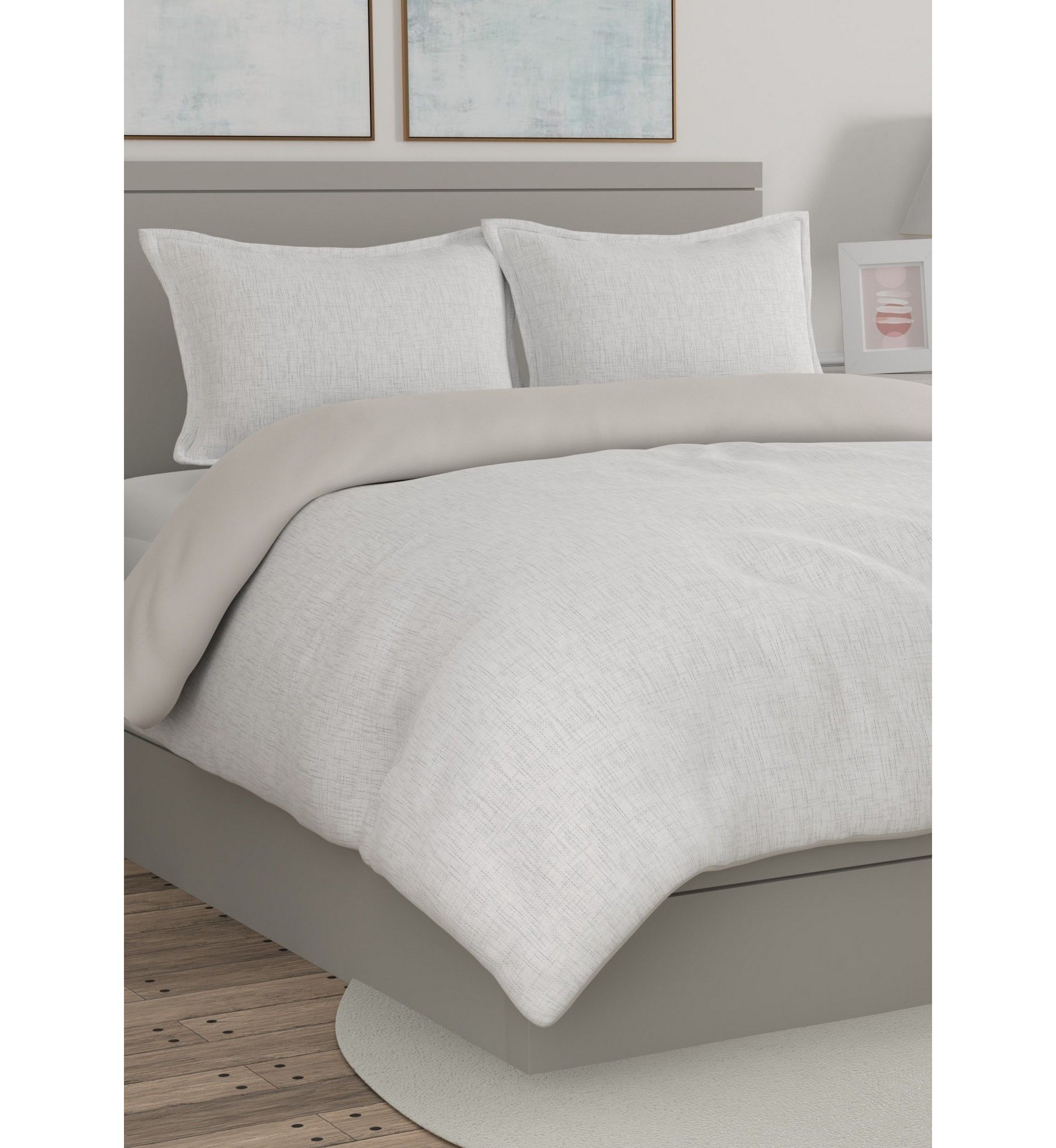 Bennet Slub 3 Piece Comforter Set