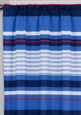 Harbor Stripe Window Panel Pair